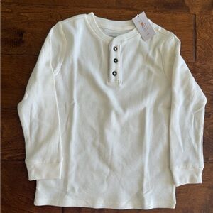NWT Size 5T  Garanimals ivory Cream Long Sleeve with buttons